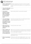 BFCC Certification Exam &sol; Practice Test & Study Guide &sol; 2025 Update &sol; Score 100&percnt; on Test