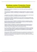 Roadway worker Protection Terms Answered Correctly&excl;&excl;&lbrace;2025&vert;2026&rcub;