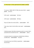 CIT Final Exam Study Guide&colon; 91 Essential Questions and Correct Answers for IT Certification Success