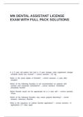 MN DENTAL ASSISSTANT LICENSE PACKAGE BUNDLE
