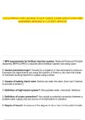 TCEQ IRRIGATION LICENSE STUDY GUIDE EXAM QUESTIONS AND ANSWERS GRADED A&plus; LATEST UPDATE