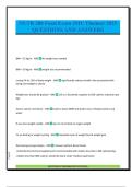NUTR 280 Final Exam JMU Theimer 2025 QUESTIONS AND ANSWERS
