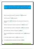 NWSA TTT-1 &sol; NEW FORMAT EXAM 2025 QUESTIONS AND ANSWERS