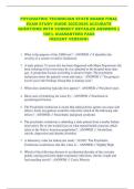 PSYCHIATRIC TECHNICIAN STATE BOARD FINAL  EXAM STUDY GUIDE 2025&sol;2026 ACCURATE  QUESTIONS WITH CORRECT DETAILED ANSWERS &vert;&vert;  100&percnt; GUARANTEED PASS  <RECENT VERSION> 