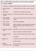 IPC J-STD-001G questions and answers graded A&plus; latest update