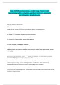 Nur 4590&lpar;Rasmussen&rpar; Leadership Final Exam questions with complete verified correct answers
