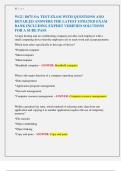 WGU D075 OA TEST EXAM WITH QUESTIONS AND  DETAILED ANSWERS THE LATEST UPDATED EXAM  BANK INCLUDING EXPERT VERIFIED SOLUTIONS  FOR A SURE PASS 