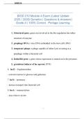 BIOD 210 Module 4 Exam &lpar;Latest Update 2025 &sol; 2026&rpar; Genetics &vert; Questions & Answers &vert; Grade A &vert; 100&percnt; Correct&period;  Portage Learning&period;
