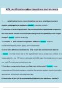 AEA Certification Exam Questions and  Verified Answers &vert;&vert; 100&percnt; VERIFIED &sol;&sol; A&plus; GRADED Guaranteed PASS2025&sol;2026'