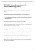 Phil 1301- exam 3 questions well answered already passed