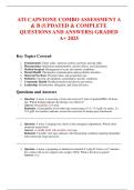 ATI CAPSTONE COMBO ASSESSMENT A & B &lpar;UPDATED & COMPLETE QUESTIONS AND ANSWERS&rpar; GRADED A&plus; 2025