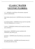 CLASS C WATER LICENSE FLORIDA QUESTIONS AND ANSWERS 2025