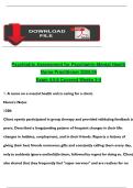 Psychiatric Assessment for Psychiatric-Mental Health NP Exam 4&comma;5&comma;6 &vert; Weeks 3-4 Covered &vert; 2025&sol;26