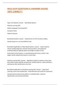 WGU D429 QUESTIONS & ANSWERS SOLVED 100&percnt; CORRECT&excl;&excl;