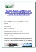 Nutrition&comma; Digestion & Elimination NCLEX Prep 2025&sol;2026 &vert; 100&plus; Illustrated Q&As with Rationales &vert; DKA&comma; GERD&comma; Pregnancy&comma; Electrolytes&comma; Diet Therapy