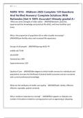 NURS 1016 - Midterm 2025 Complete 130 Questions And Verified Answers&sol; Complete Solutions With Rationales &vert;Get It 100&percnt; Accurate&excl;&excl; Already graded A&plus;