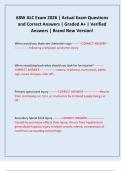 68W ALC Exam 2026 &vert; Actual Exam Questions and Correct Answers &vert; Graded A&plus; &vert; Verified Answers &vert; Brand New Version&excl;