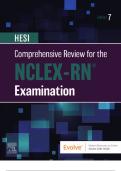 HESI Comprehensive Review for the Next Generation NCLEX-RN &lpar;NGN&rpar; exam by Linda A&period;Silvestri and Angela E&period; Silvestri&lpar;2023&rpar;&comma; NEWEST VERSION AND COMPLETE
