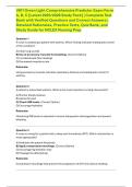 VATI Green Light Comprehensive Predictor Exam Form A&comma; B&comma; C &lbrack;Latest 2025&sol;2026 Study Pack&rsqb; &vert; Complete Test Bank with Verified Questions and Correct Answers &vert; Detailed Rationales&comma; Practice Tests&comma; Quiz Bank&comma; and Study Guide for NCLEX Nursing Prep
