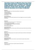 Smartsheet Product Certification Exam Prep &lbrack;Latest 2025&sol;2026 Study Pack&rsqb; &vert; Complete Test Bank with Verified Questions and Correct Answers &vert; Detailed Rationales&comma; Practice Tests&comma; Quiz Bank&comma; and Study Guide for Smartsheet Core Product Certification