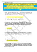 MENTAL HEALTH HESI EXIT EXAM LATEST EXAM &sol; HESI EXIT MENTAL HEALTH EXAM LATEST EXAM 456 QUESTIONS AND CORRECT ANSWERS PLUS RATIONALE &vert; ALREADY GRADED A