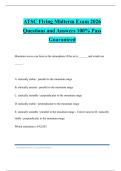 ATSC Flying Midterm Exam 2026 Questions and Answers 100&percnt; Pass Guaranteed