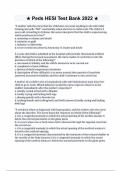 TEST BANK FOR PEDS HESI&period; QUESTIONS AND ANSWERS&period; MOST RECENT AND UPDATED VERSION