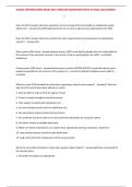 SOCRA CERTIFICATION EXAM 2025 UPDATED QUESTIONS WITH ACTUAL SOLUTIONS&excl;&excl;