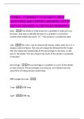 PHAMA &ndash;  PHARMACY TECH MATH EXAM  QUESTIONS AND VERIFIED ANSWERS LATEST  EDITION &lpar;GRADED A&plus;&rpar; DETAILED ANSWERS&excl;&excl; 