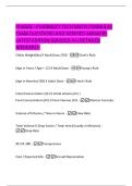 PHAMA &ndash;  PHARMACY TECH MATH EXAM  QUESTIONS AND VERIFIED ANSWERS LATEST  EDITION &lpar;GRADED A&plus;&rpar; DETAILED ANSWERS&excl;&excl; 