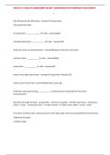 WSU N317 HEALTH ASSESSMENT EXAM 1 QUESTIONS WITH COMPLETE SOLUTIONS&excl;&excl;