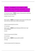 PHAMA &ndash;  PHARMACY TECH MATH EXAM  QUESTIONS AND VERIFIED ANSWERS LATEST  EDITION &lpar;GRADED A&plus;&rpar; DETAILED ANSWERS&excl;&excl;