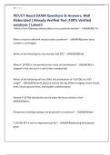 PET&sol;CT Board EXAM Questions & Answers&comma; Well Elaborated &vert; Already Verified Test &vert;100&percnt; Verified solutions &vert; Latest&excl;&excl;