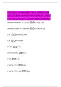 PHAMACY &ndash;  PHARMACY TECH MATH EXAM  QUESTIONS AND VERIFIED ANSWERS LATEST  EDITION &lpar;GRADED A&plus;&rpar; DETAILED ANSWERS&excl;&excl;
