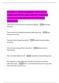 PHAMACY &ndash;BASIC  PHARMACY TECH MATH  EXAM QUESTIONS AND VERIFIED ANSWERS  LATEST EDITION &lpar;GRADED A&plus;&rpar; DETAILED  ANSWERS&excl;&excl;