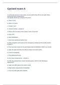Cpr & aed Exam A Questions and Correct Verified Answers
