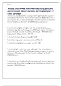  NR228 2025 UPATE &vert;COMPREHENSIVE QUESTIONS AND VERIFIED ANSWERS WITH RATIONALES&vert;GET IT 100&percnt; CORRECT