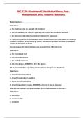 SOC 3330---Sociology Of Health And Illness Quiz - Medicalization With Complete Solutions 