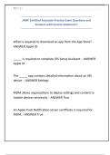 JAMF 100&comma; 200&comma; 300&comma; Exam 2025&sol;2026 &vert;QUESTIONS & ANSWERS&vert; already graded A&plus; &lpar;COMPLETE BUNDLE&rpar;