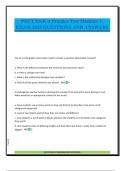 PECT PreK-4 Practice Test Modules 1- EXAM 2025 QUESTIONS AND ANSWERS