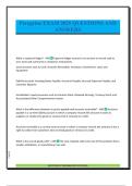 Peregrine EXAM 2025 QUESTIONS AND ANSWERS
