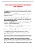 FIN 3330 EXAM 1 QUESTIONS AND ANSWERS 100&percnt; VERIFIED 