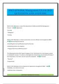 PMT 0170 Risk Management EXAM 2025 QUESTIONS AND ANSWERS