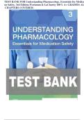 Test Bank for Understanding Pharmacology Essentials for Medication Safety&comma; 3rd Edition by M&period; Linda Workman & LaCharity