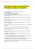 QMB 3602 EXAM 2 QUESTIONS WITH REVIEWED CORRECT ANSWERS 