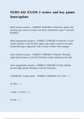 NURS 642 EXAM 2 review and key points latest update