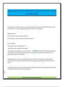 Renal EAQ EXAM 2025 QUESTIONS AND ANSWERS