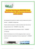 CERTIFIED NUTRITIO SPECIALIST COMPLETE EXAM PACKAGE DEAL