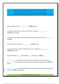 Sea School Masters EXAM 2025 QUESTIONS AND ANSWERS