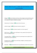 SEVI 3013 Exam 1 2025 QUESTIONS AND ANSWERS